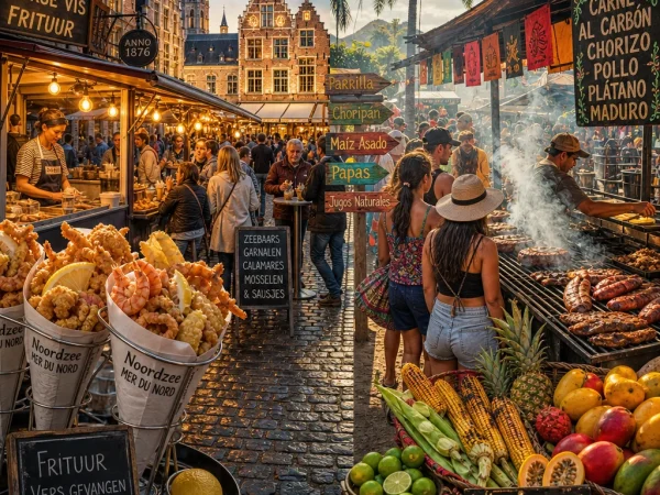 Exploring Street Food Traditions: From European Markets to South America