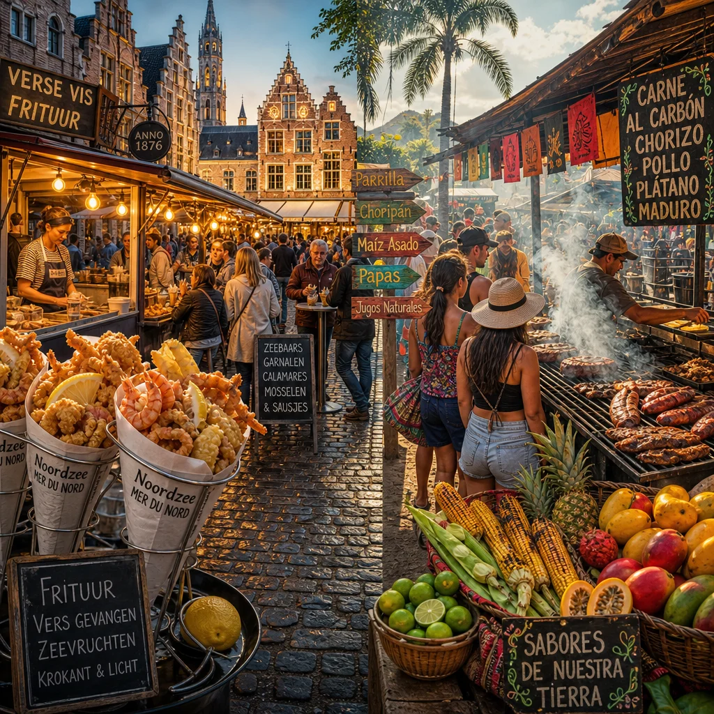 Exploring Street Food Traditions: From European Markets to South America