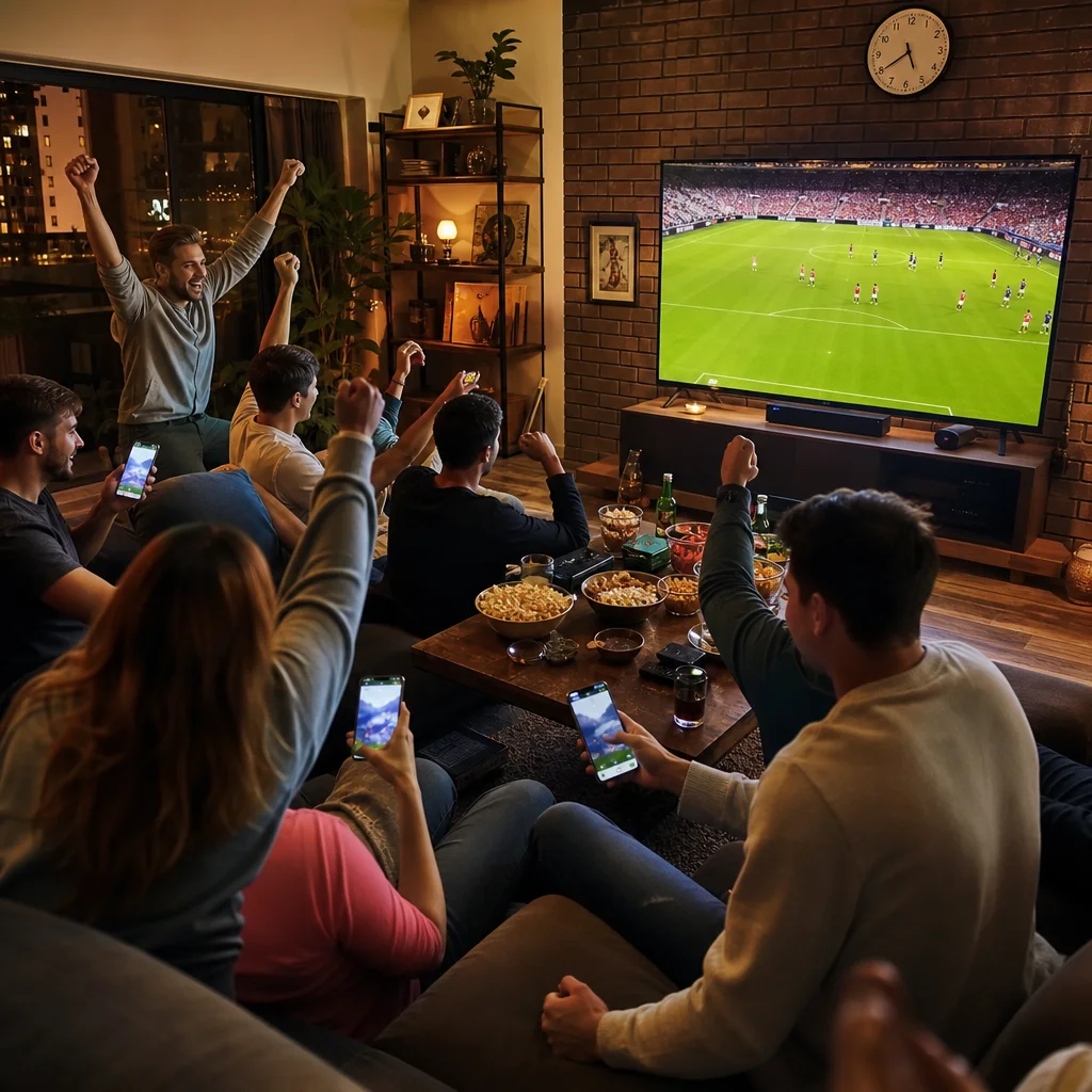 How Modern Sports Fans Blend Home Entertaining with Digital Engagement