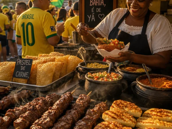 Vibrant Flavors of Brazilian Street Food and Match-Day Traditions